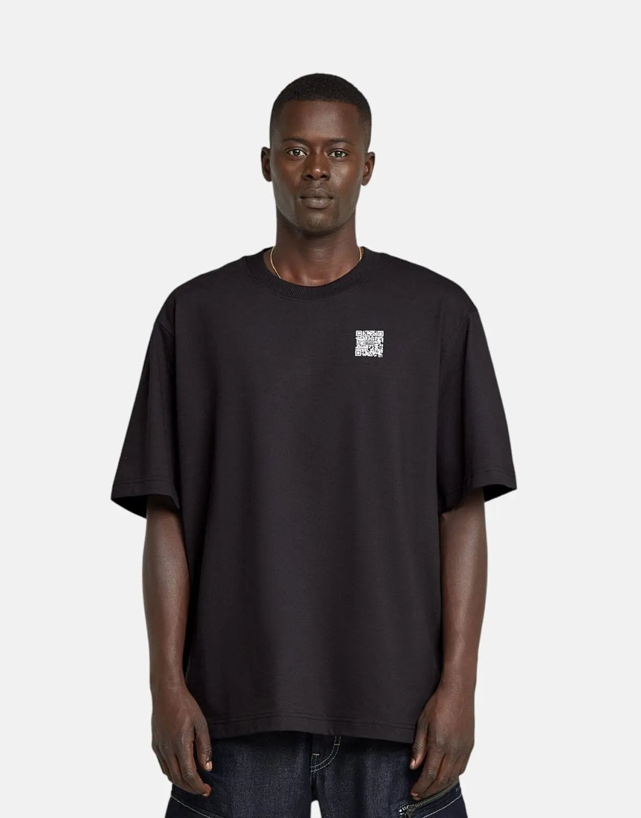 G-Star RAW QR Code Boxy Black T-Shirt