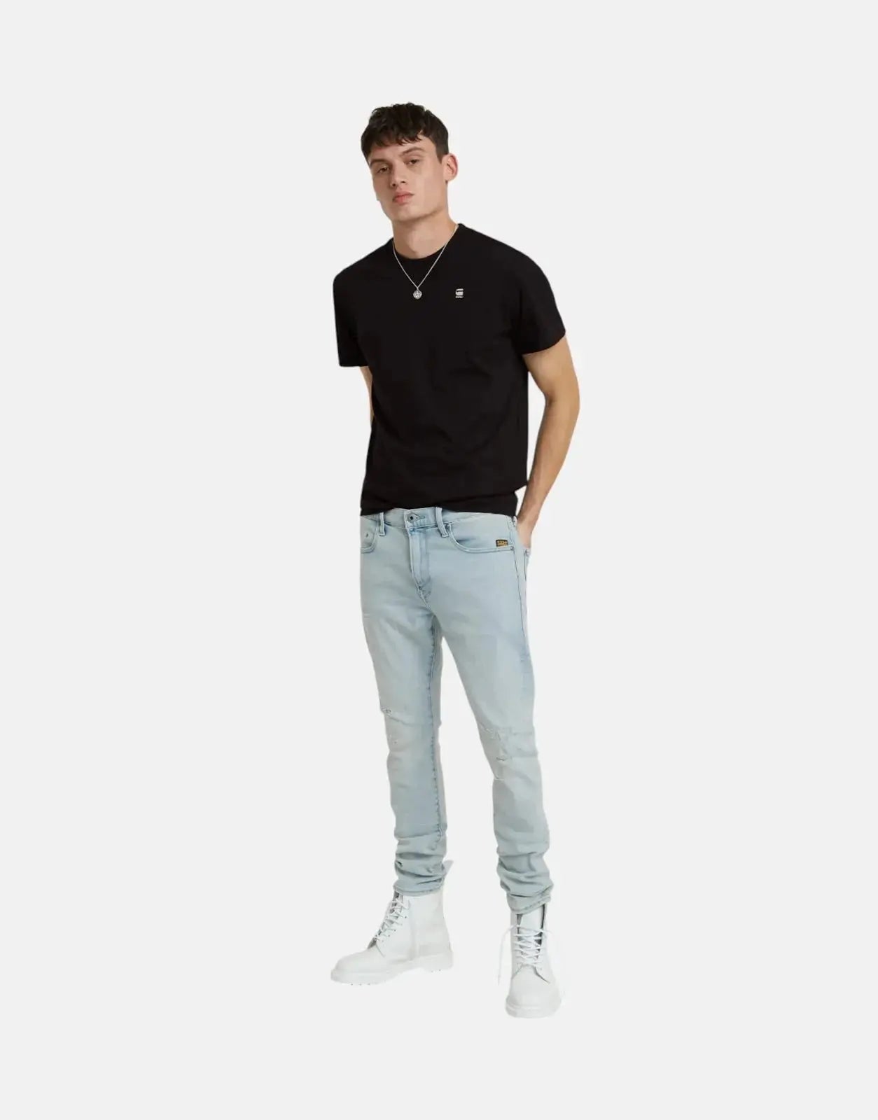 G-Star RAW Revend FWD Skinny Sun Faded Bluejay