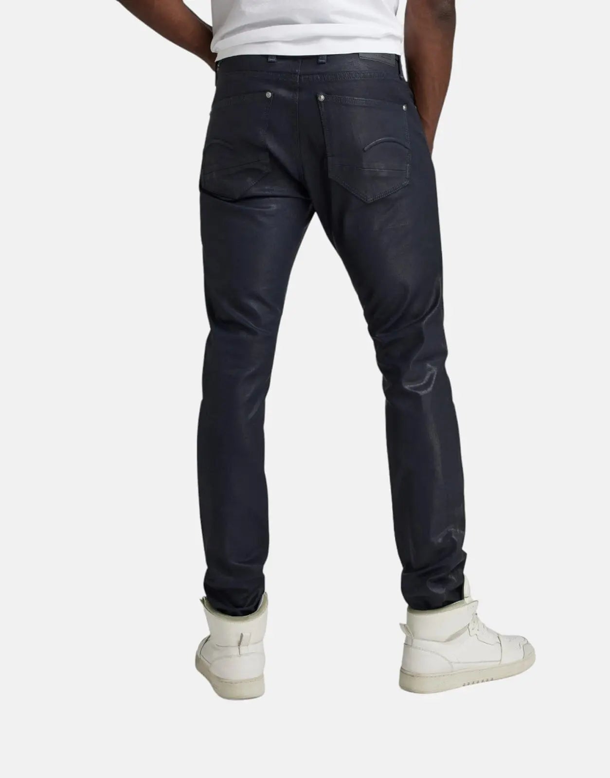 G-Star RAW Revend Skinny Wax Blue Jeans
