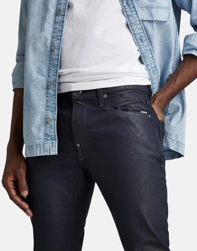 G-Star RAW Revend Skinny Wax Blue Jeans