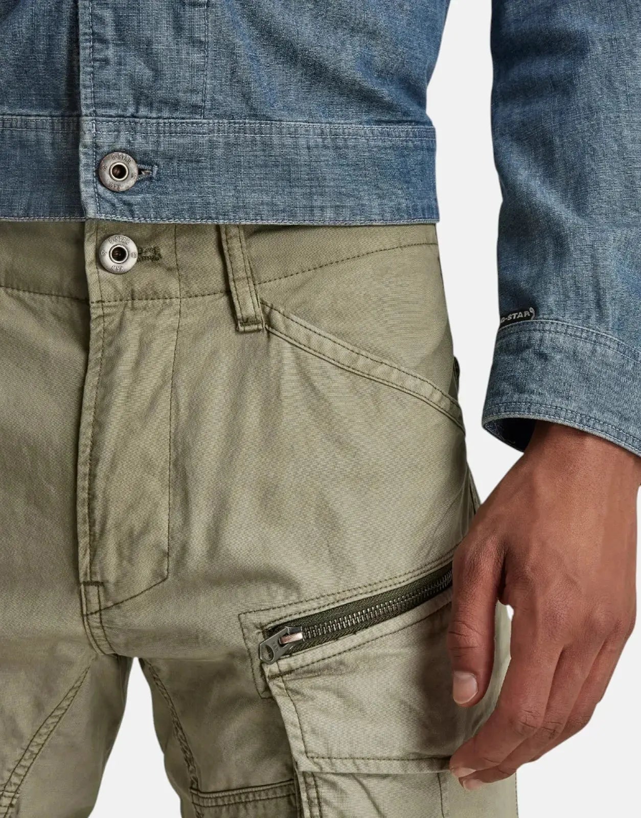 G-Star RAW Rovic Zip 3D Regular Tapered Shamrock Vintage Cargo