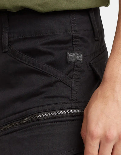 G-Star RAW Rovic Zip Relaxed Black Shorts