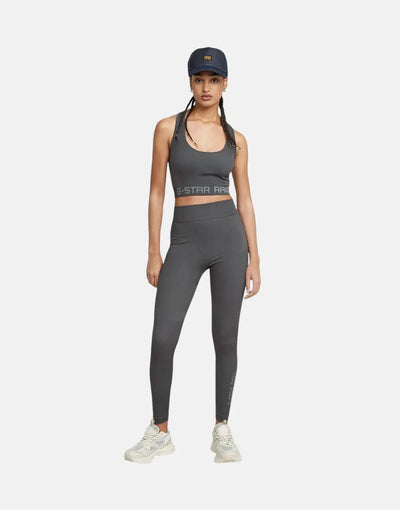 G-Star RAW Seamless Racerback Grey Asphalt Top