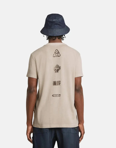 G-Star RAW Shipping Overdyed Dk Brick T-Shirt