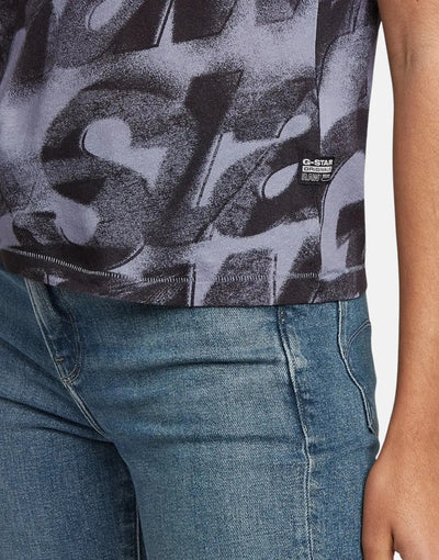 G-Star RAW Sprayed Letter Top OsakaBSL
