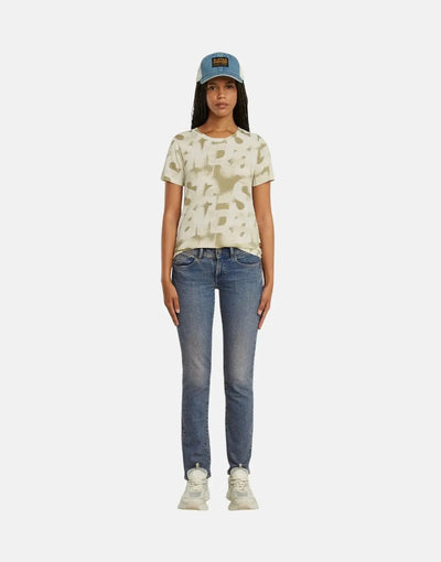 G-Star RAW Sprayed Letters Light Toggee Top