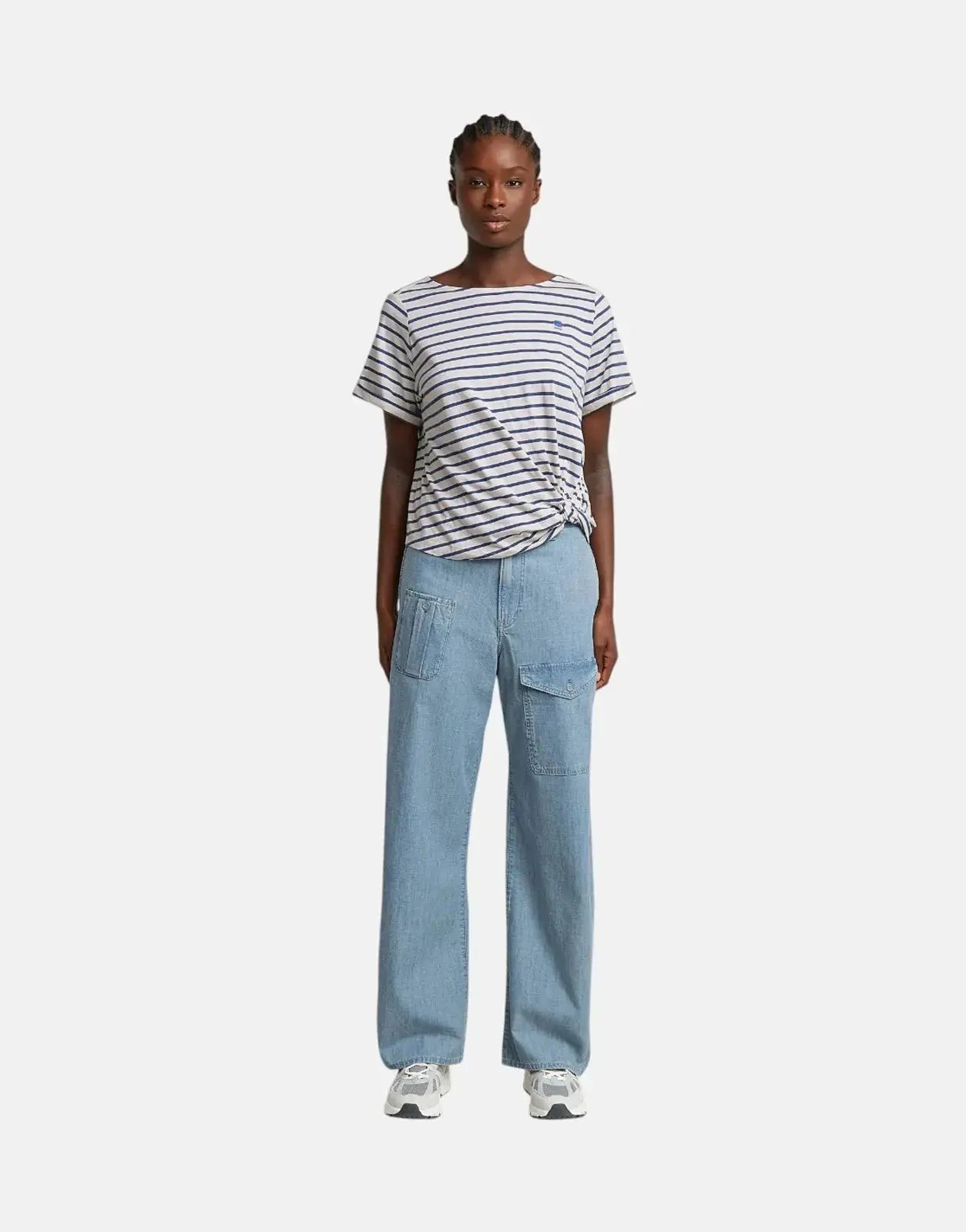 G-Star RAW Striped Knot T-Shirt