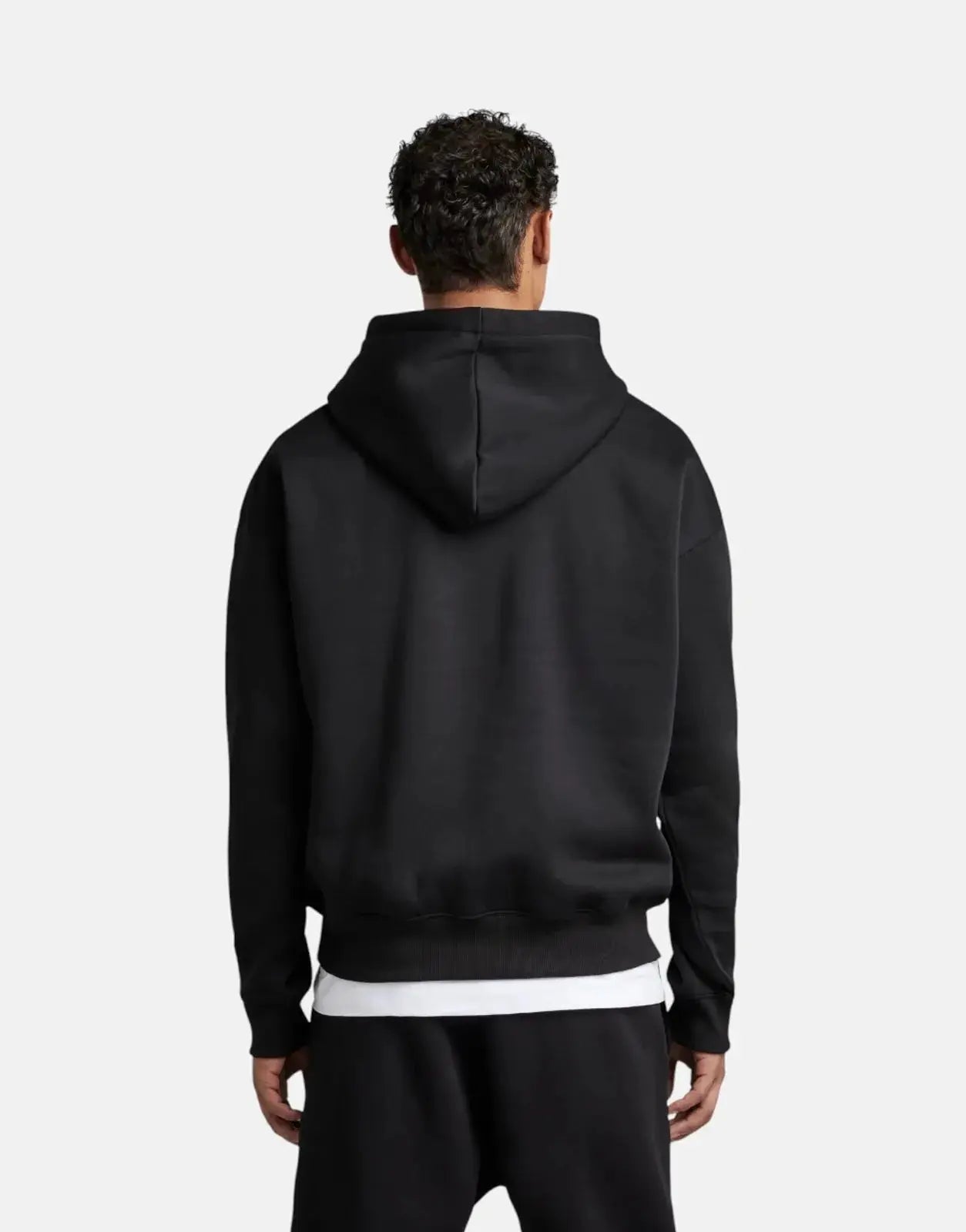 G-Star RAW Unisex Core Loose Hooded Black Sweatshirt