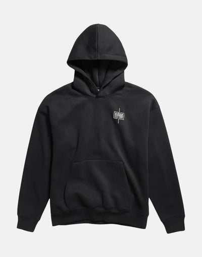 G-Star RAW Unisex Core Loose Hooded Black Sweatshirt