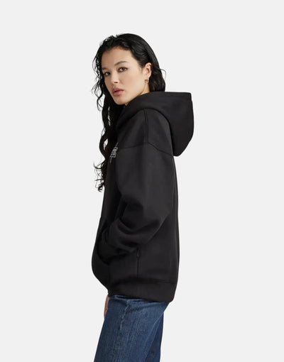 G-Star RAW Unisex Core Loose Hooded Black Sweatshirt