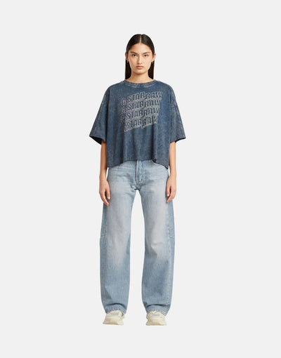 G-Star RAW Washed Multi Logo Oversized T-Shirt