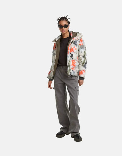 G-Star RAW Whistler Short Puffer Jacket Talc Liquid