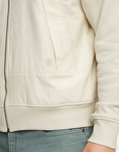 G-Star RAW Woven Mix Relaxed Whitebait Sweatshirt