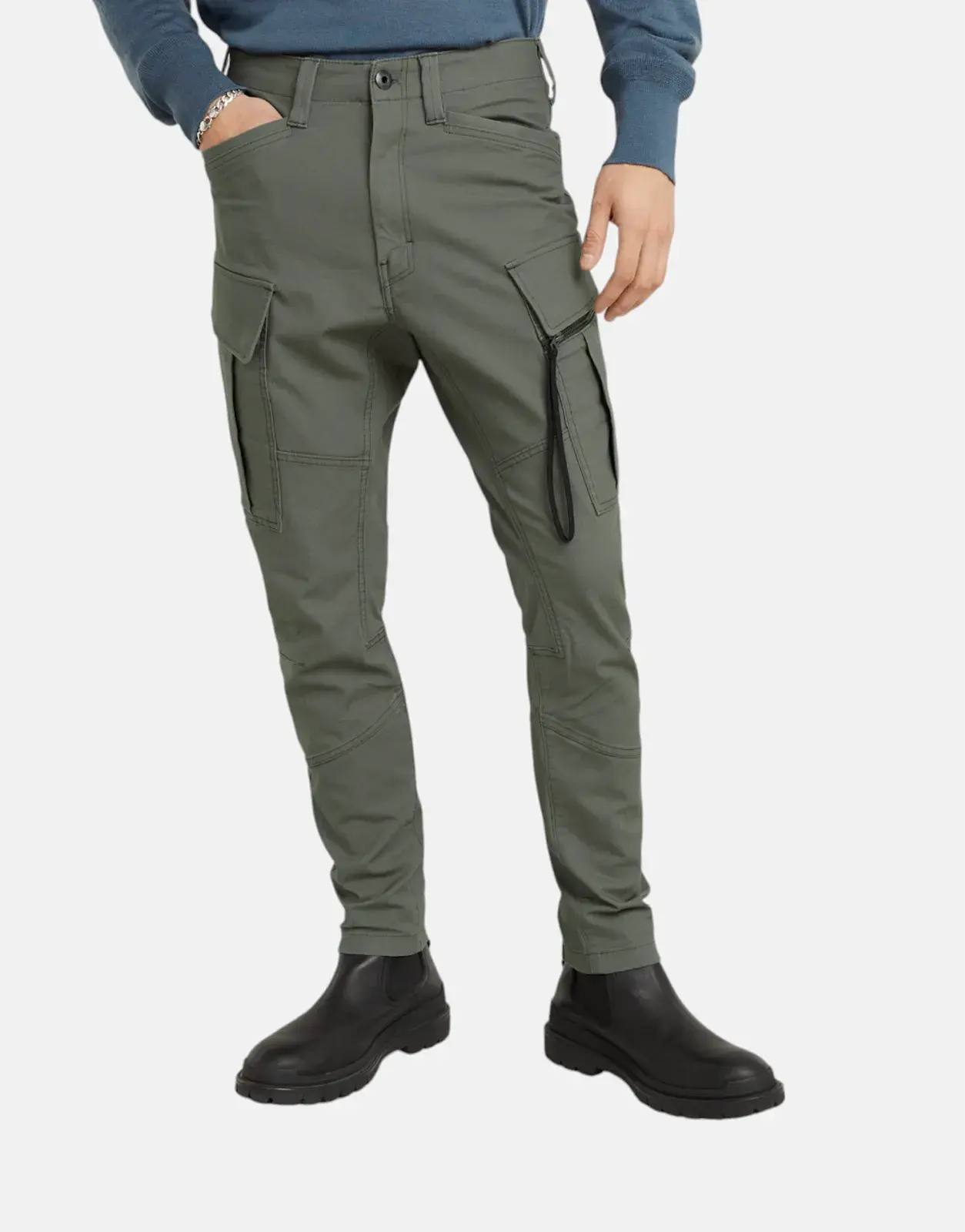 G-Star RAW Zip Pocket 3D Skinny Cargo 2.0 GS Grey
