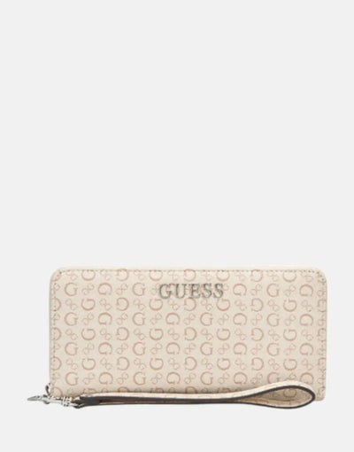 Guess Abbas Slg Large Zip Around Bag KHK