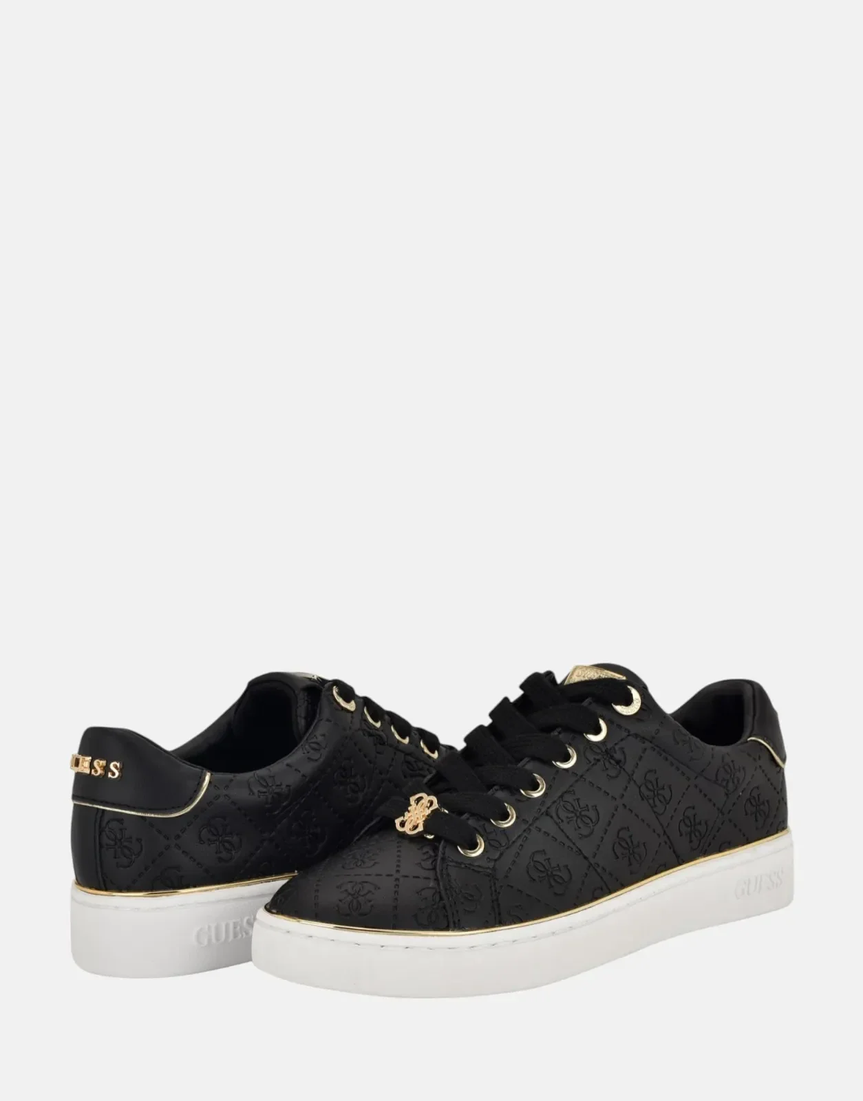 Guess Beary Low Top Black Sneakers