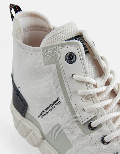 Palladium Ace City Shell Chuk Cream White Boots