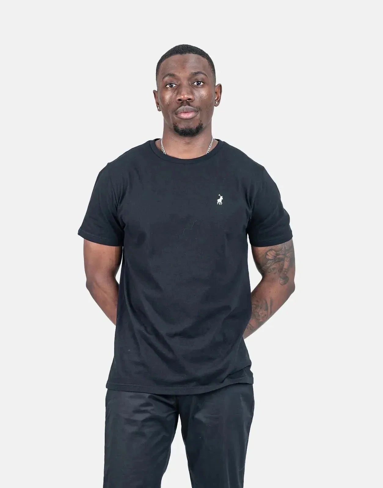 Polo Basic Crew Neck T-Shirt Black