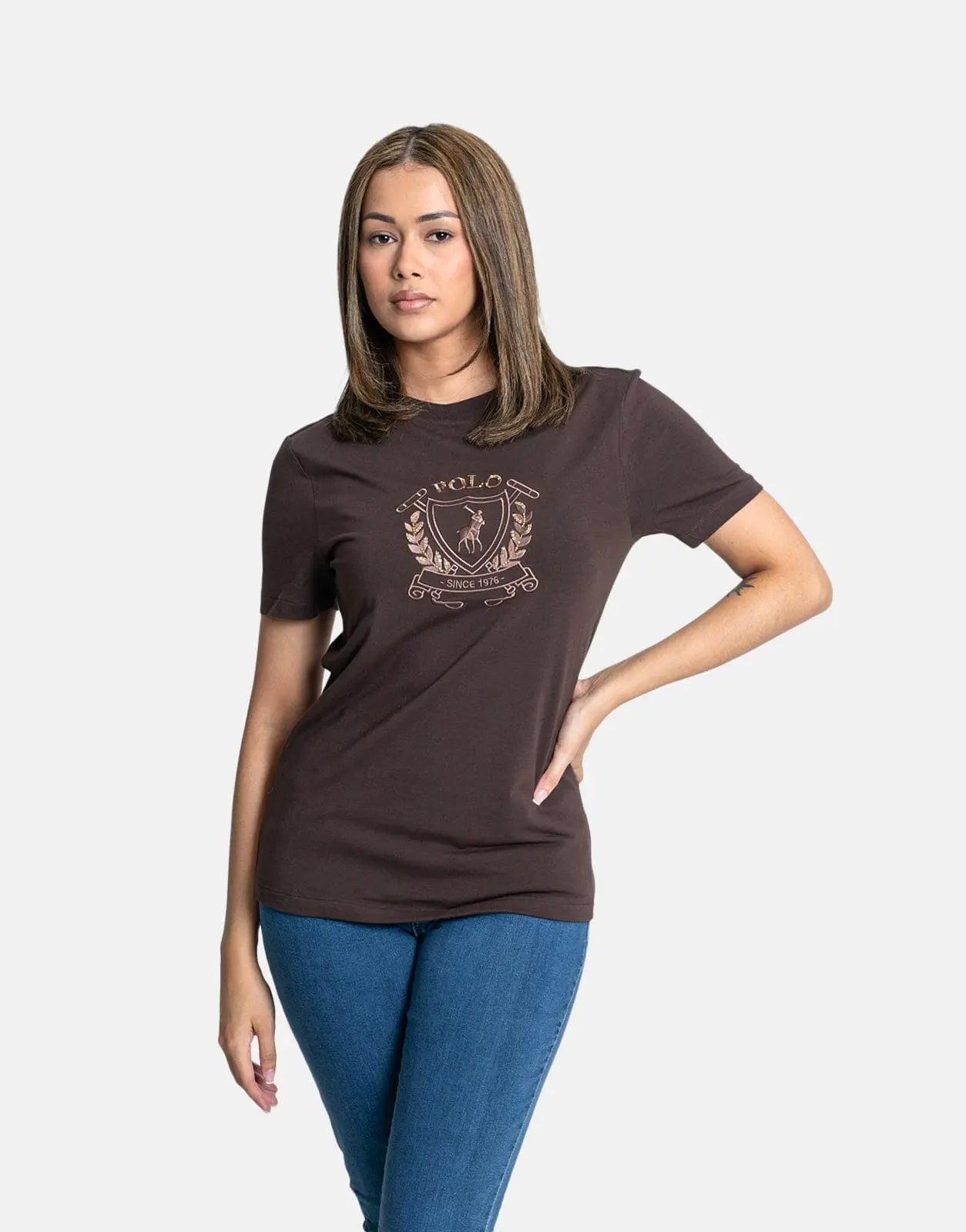 Polo Casey Crest Chocolate T-Shirt