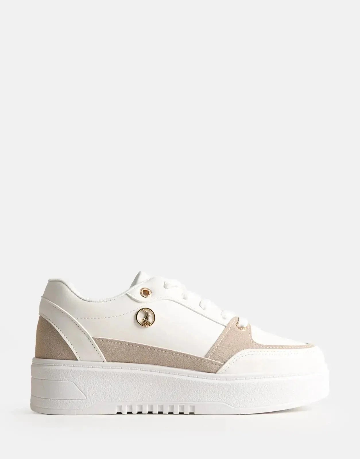 Polo Circle Trim Platform Sneaker