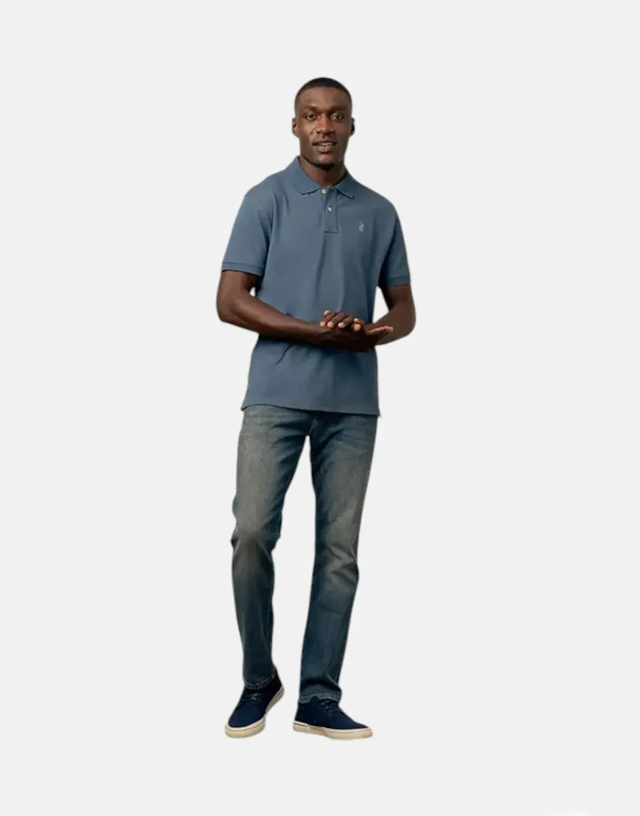 Polo Essential Pique Dark Blue Golfer
