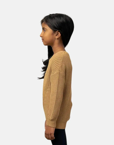 Polo Girls Alexis Knitted Stone Pullover