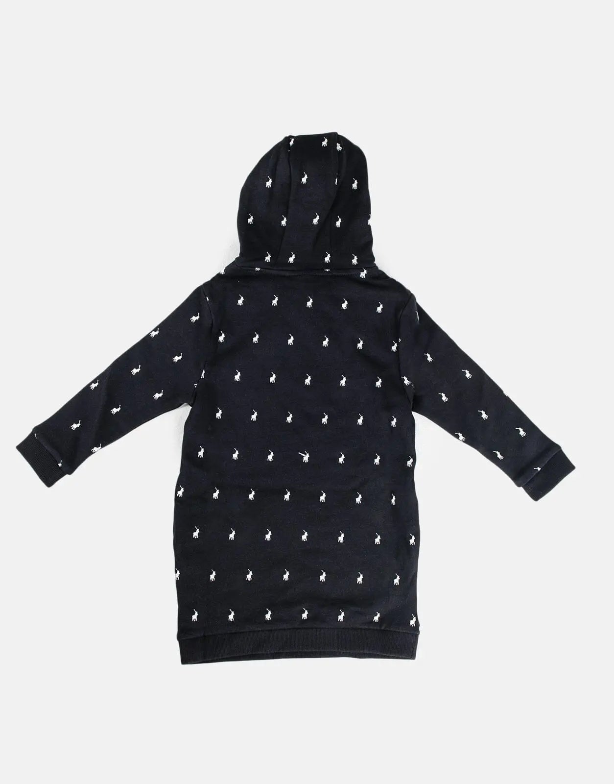Polo Girls Keira Hooded Monogram Sweater Dress