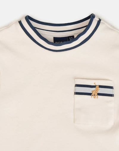 Polo Girls Lily Casual Off White Dress