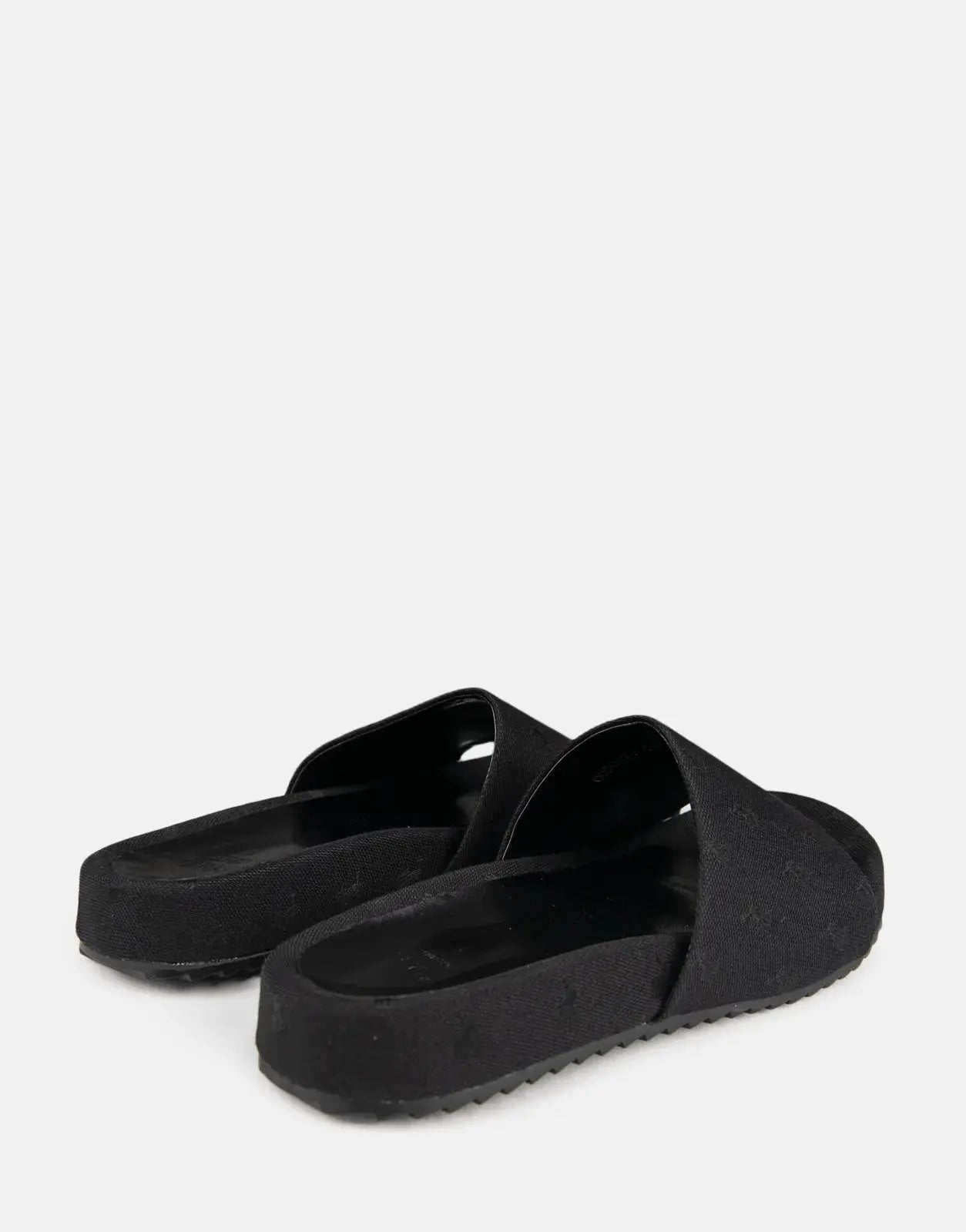 Polo Jacquard Pony Black Pool Slide
