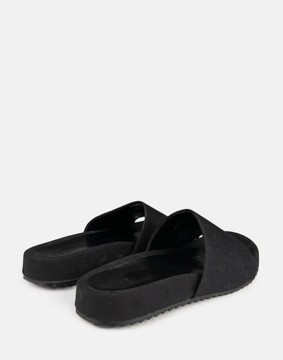 Polo Jacquard Pony Black Pool Slide