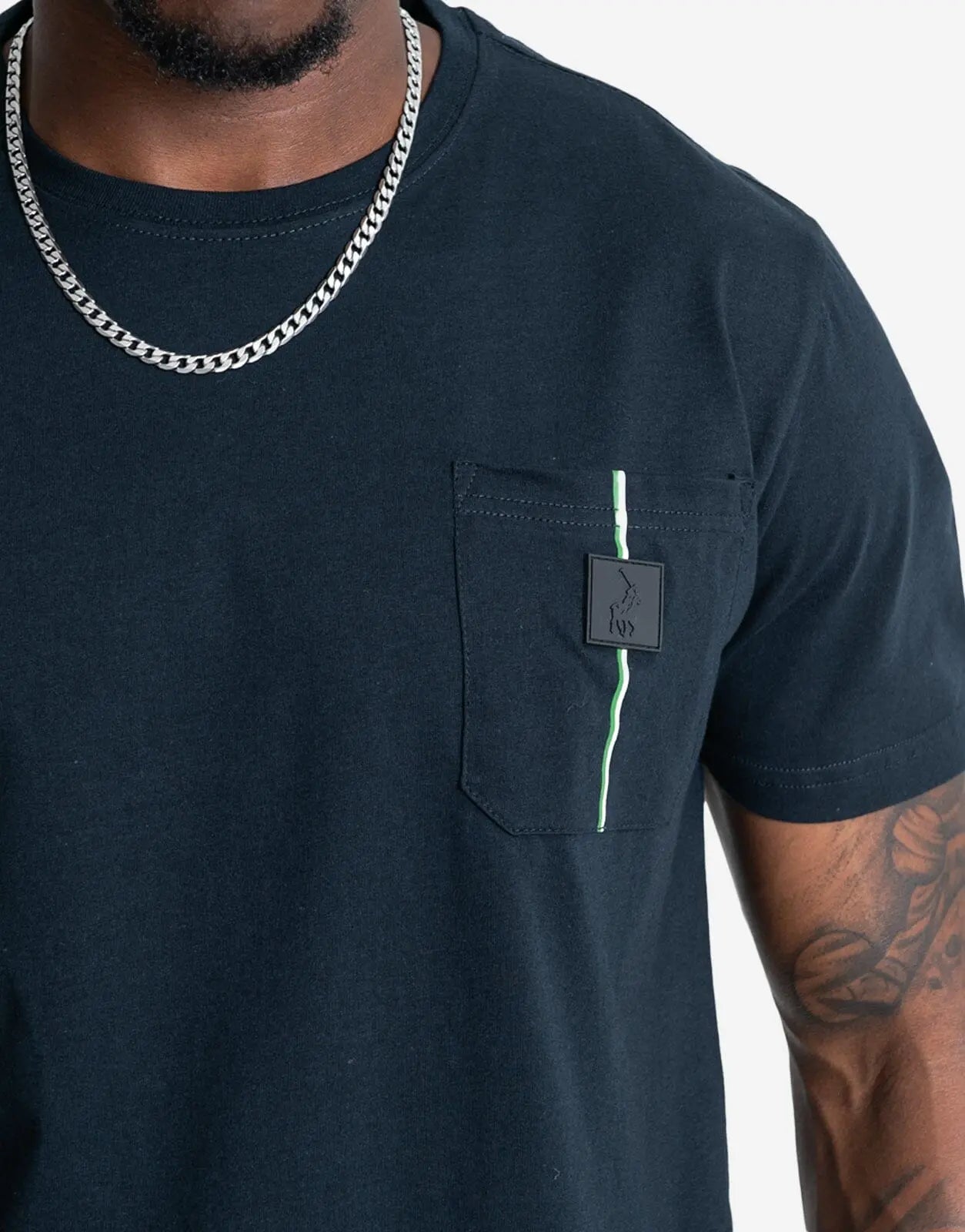 Polo Logo Printed Navy T-Shirt