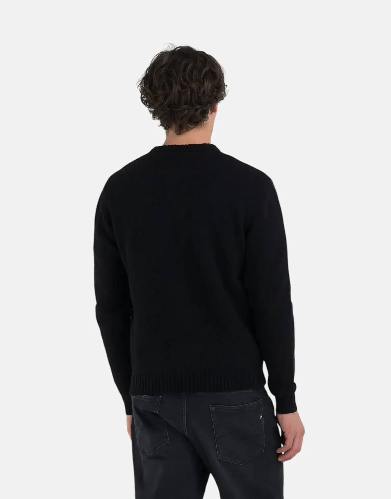 Replay Black Regular Mesh Custom Garage Jersey
