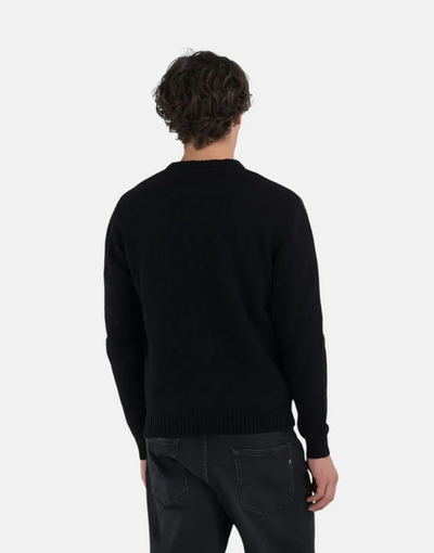 Replay Black Regular Mesh Custom Garage Jersey