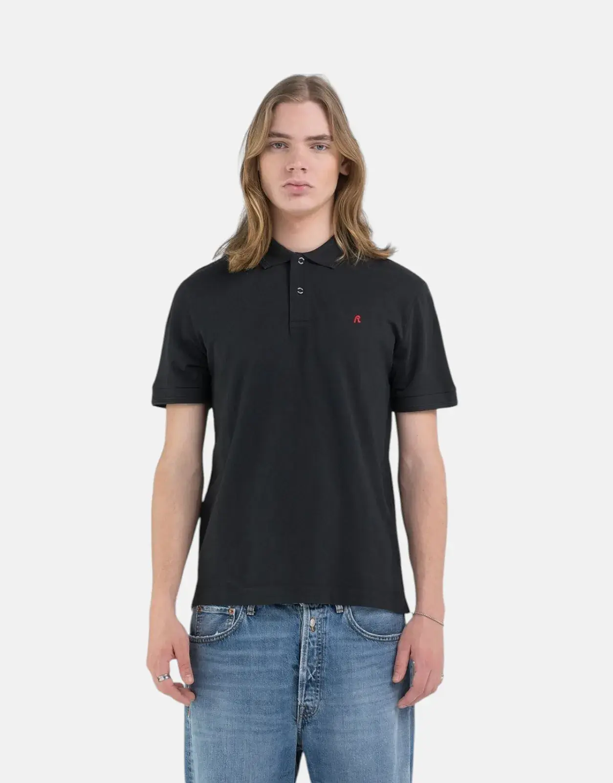 Replay Blackboard Embroidered Polo Shirt