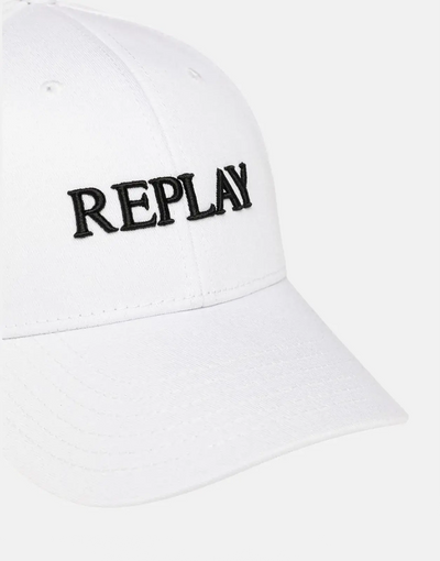 Replay Classic Font White Cap