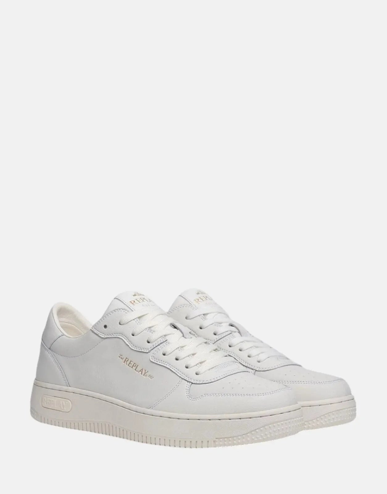 Replay Epic Embase Block White Sneakers