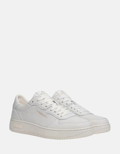Replay Epic Embase Block White Sneakers