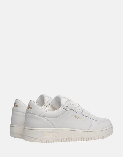 Replay Epic Embase Block White Sneakers