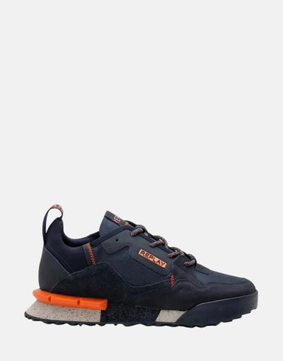 Replay Field Melt Sneaker Navy/Orange