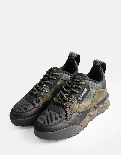 Replay Field Speed Camo Black/Mil Green Sneakers