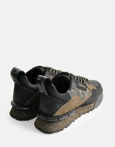 Replay Field Speed Camo Black/Mil Green Sneakers
