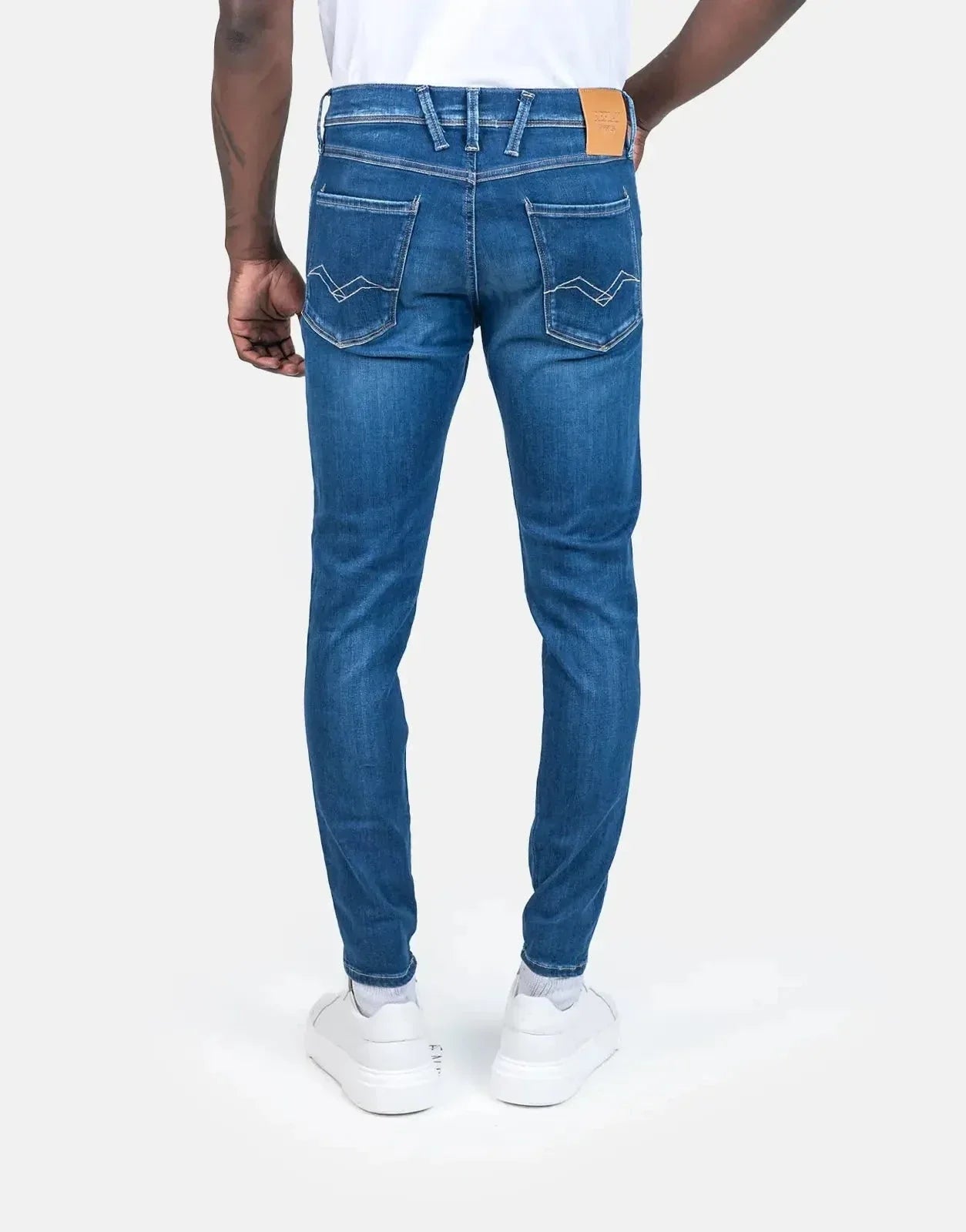 Replay Hyperflex Eco Plus Mid Blue Jeans