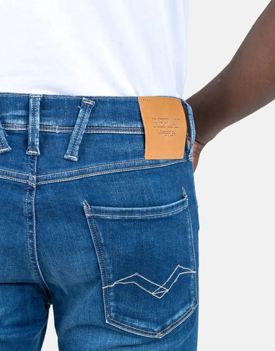 Replay Hyperflex Eco Plus Mid Blue Jeans