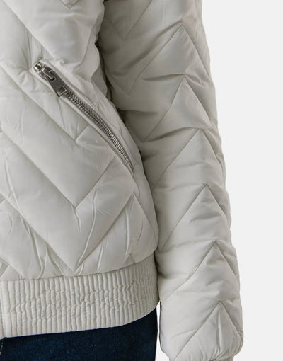 Replay Light Weight Tuks Jacket Butter White