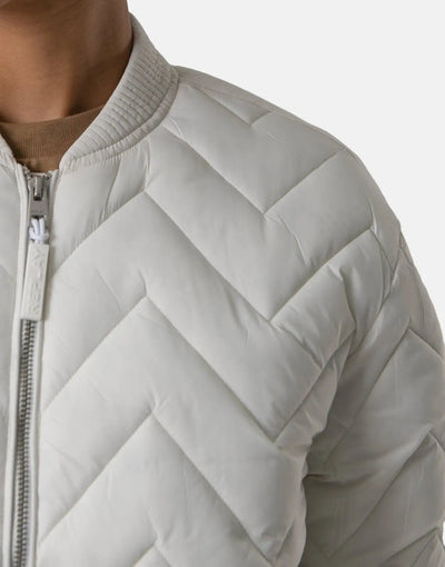 Replay Light Weight Tuks Jacket Butter White