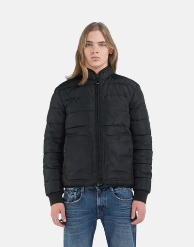 Replay Lightweight Nearly Black Jacket