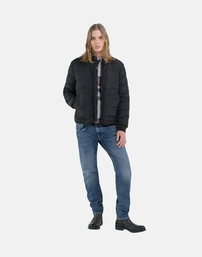 Replay Lightweight Nearly Black Jacket