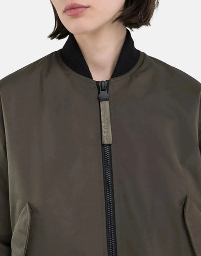 Replay Mud Green Bomber Jacket