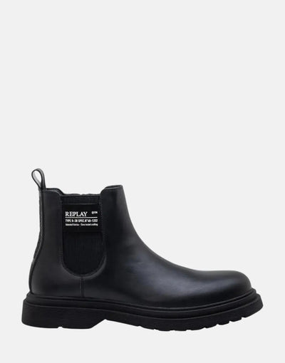 Replay Pierce Chelsea Boot Black