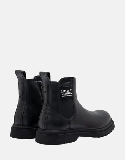 Replay Pierce Chelsea Boot Black